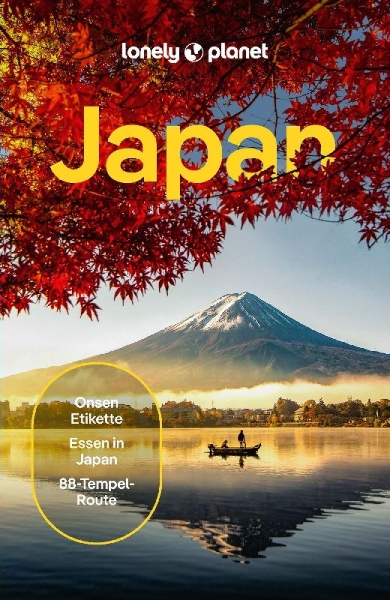 Buchcover und Innenansicht für das Buch: LONELY PLANET Reiseführer Japan