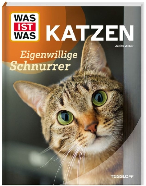 Buchcover und Innenansicht für das Buch: WAS IST WAS Katzen. Eigenwillige Schnurrer