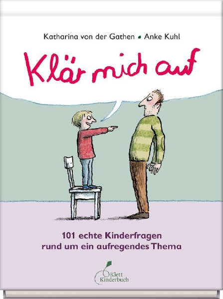 Buchcover und Innenansicht für das Buch: Klär mich auf