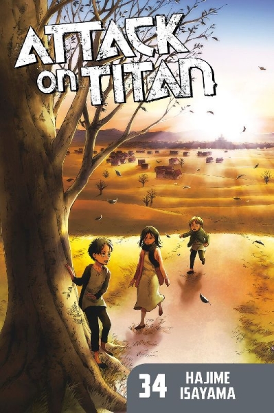 Buchcover und Innenansicht für das Buch: Attack on Titan 34