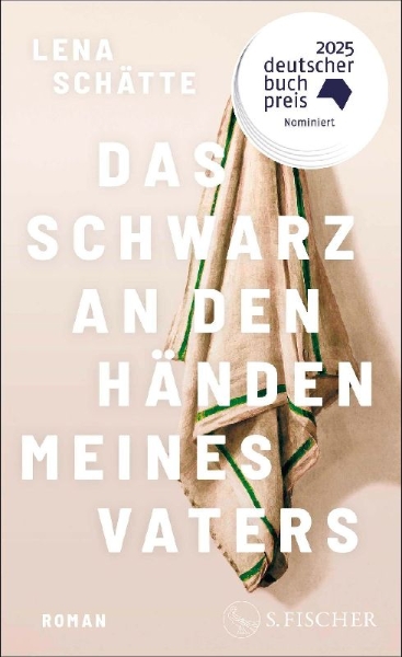 Buchcover und Innenansicht für das Buch: Das Schwarz an den Händen meines Vaters