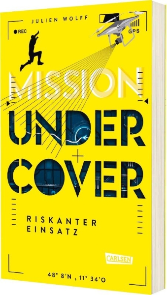 Buchcover und Innenansicht für das Buch: Mission Undercover 1: Riskanter Einsatz