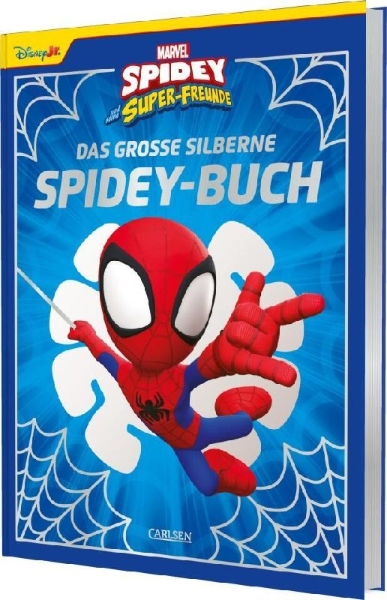Buchcover und Innenansicht für das Buch: Marvel: Das große silberne Spidey-Buch