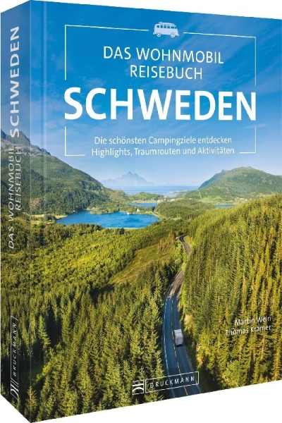 Buchcover und Innenansicht für das Buch: Wein, M: Wohnmobil Reisebuch Schweden