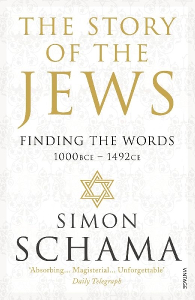 Buchcover und Innenansicht für das Buch: The Story of the Jews. Finding the Words (1000 BCE - 1492)