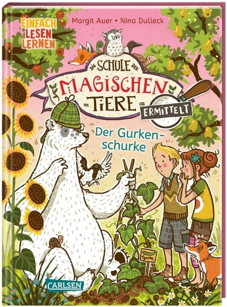 Buchcover und Innenansicht für das Buch: Die Schule der magischen Tiere ermittelt 5: Der Gurkenschurke