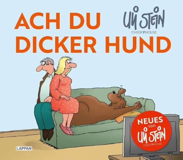 Buchcover und Innenansicht für das Buch: Uli Stein für Tierfreunde: Ach du dicker Hund