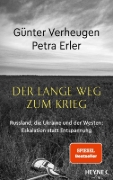 Buchcover und Innenansicht für das Buch: Der lange Weg zum Krieg
