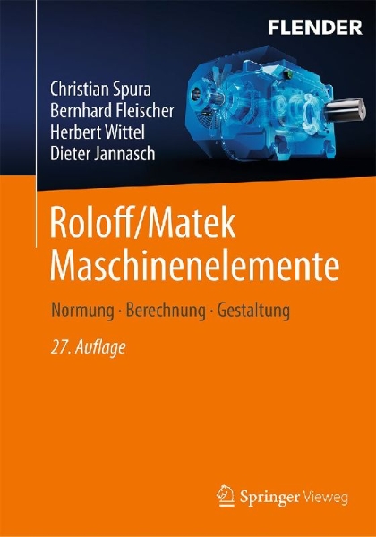 Buchcover und Innenansicht für das Buch: Roloff/Matek Maschinenelemente
