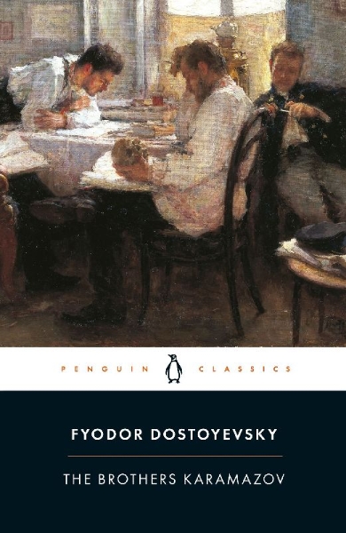 Buchcover und Innenansicht für das Buch: The Brothers Karamazov