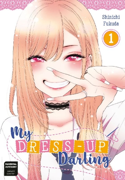 Buchcover und Innenansicht für das Buch: My Dress-Up Darling 01