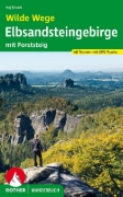 Buchcover und Innenansicht für das Buch: Wilde Wege Elbsandsteingebirge