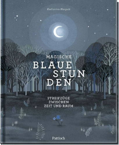 Buchcover und Innenansicht für das Buch: Magische blaue Stunden