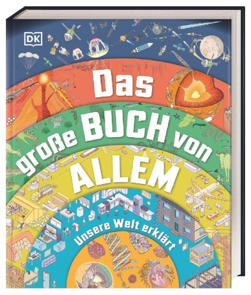 Buchcover und Innenansicht für das Buch: Das große Buch von Allem