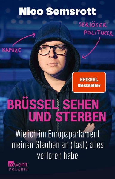 Buchcover und Innenansicht für das Buch: Brüssel sehen und sterben