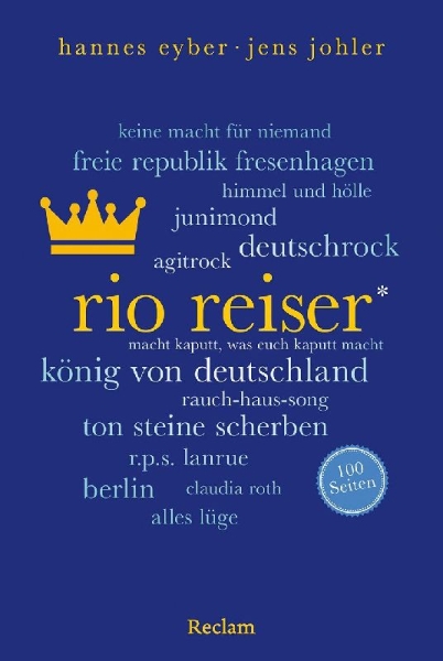 Buchcover und Innenansicht für das Buch: Rio Reiser. 100 Seiten