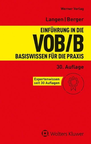 Buchcover und Innenansicht für das Buch: Einführung in die VOB/B