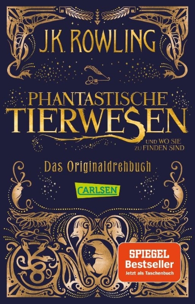 Buchcover und Innenansicht für das Buch: Fantastic Beasts and Where to Find Them: The Original Screenplay