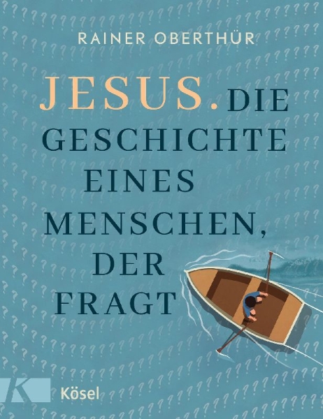 Buchcover und Innenansicht für das Buch: Jesus. Die Geschichte eines Menschen, der fragt