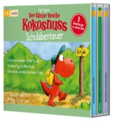 Buchcover und Innenansicht für das Buch: Der kleine Drache Kokosnuss - Schulabenteuer