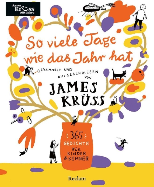 Buchcover und Innenansicht für das Buch: So viele Tage wie das Jahr hat. 365 Gedichte für Kinder und Kenner