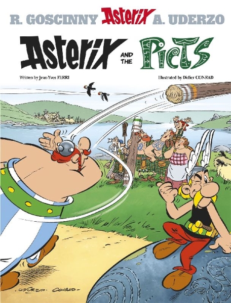 Buchcover und Innenansicht für das Buch: Asterix and the Picts