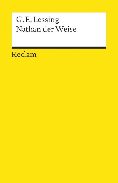 Buchcover und Innenansicht für das Buch: Nathan der Weise. Ein dramatisches Gedicht in fünf Aufzügen. Textausgabe mit Anmerkungen/Worterklärungen