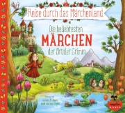 Buchcover und Innenansicht für das Buch: Reise durch das Märchenland - Die beliebtesten Märchen der Brüder Grimm (Audio-CD)