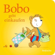 Buchcover und Innenansicht für das Buch: Bobo geht einkaufen