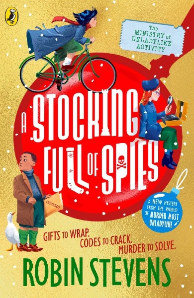 Buchcover und Innenansicht für das Buch: The Ministry of Unladylike Activity 3: A Stocking Full of Spies