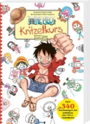 Buchcover und Innenansicht für das Buch: BALL-PEN DE KAKERU! ONE PIECE KANTAN ILLUST GUIDE