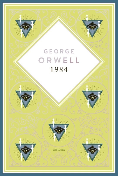 Buchcover und Innenansicht für das Buch: 1984