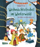 Buchcover und Innenansicht für das Buch: Weihnachtstrubel im Winterwald