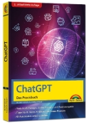 Buchcover und Innenansicht für das Buch: ChatGPT - Das Praxisbuch