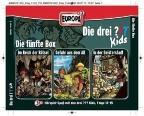Buchcover und Innenansicht für das Buch: Die drei ??? Kids 3er Box. Folgen 13-15 (drei Fragezeichen) 3 CDs
