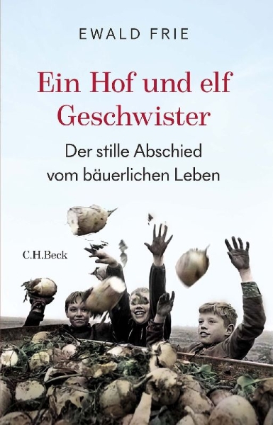 Buchcover und Innenansicht für das Buch: Ein Hof und elf Geschwister