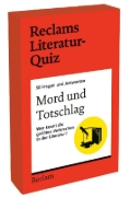 Buchcover und Innenansicht für das Buch: Mord und Totschlag. Wer kennt die größten Verbrechen in der Literatur? 50 Fragen und Antworten für Büchermenschen