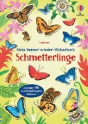 Buchcover und Innenansicht für das Buch: Mein Immer-wieder-Stickerbuch: Schmetterlinge