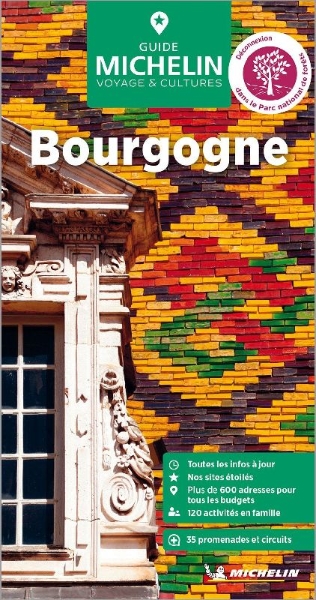 Buchcover und Innenansicht für das Buch: Michelin Le Guide Vert Bourgogne