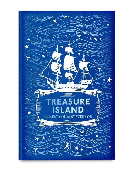 Buchcover und Innenansicht für das Buch: Treasure Island