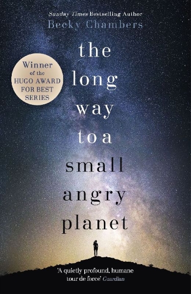Buchcover und Innenansicht für das Buch: The Long Way to a Small, Angry Planet