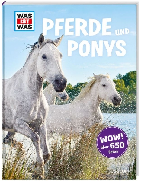 Buchcover und Innenansicht für das Buch: Was ist was: Pferde und Ponys