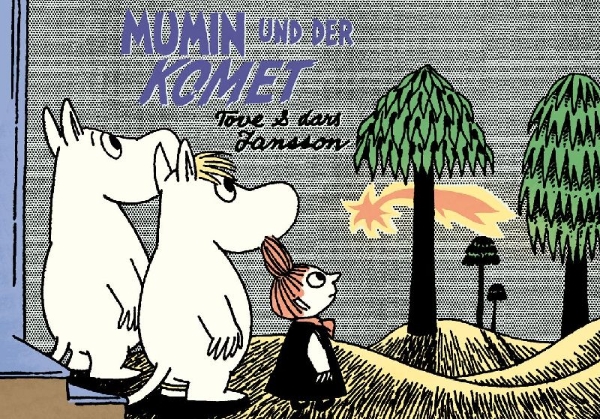 Buchcover und Innenansicht für das Buch: Mumin und der Komet