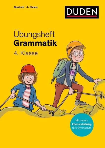 Buchcover und Innenansicht für das Buch: Übungsheft - Grammatik 4. Klasse