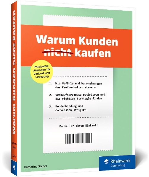 Buchcover und Innenansicht für das Buch: Warum Kunden (nicht) kaufen