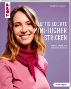 Buchcover und Innenansicht für das Buch: Luftig-leichte Mini-Tücher stricken (kreativ.kompakt.)