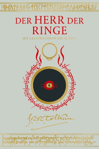 Buchcover und Innenansicht für das Buch: The Lord of the Rings