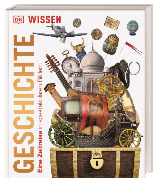 Buchcover und Innenansicht für das Buch: DK Wissen. Geschichte