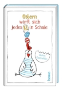Buchcover und Innenansicht für das Buch: Ostern wirft sich jedes Ei in Schale