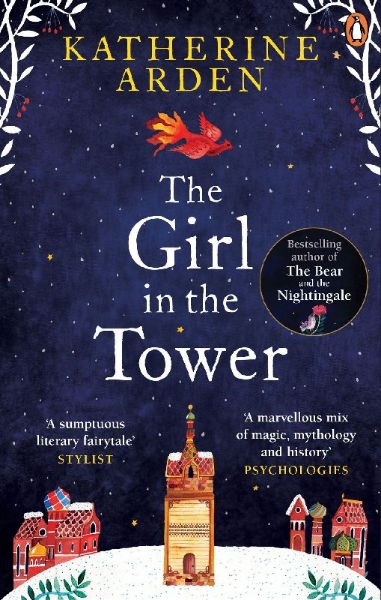 Buchcover und Innenansicht für das Buch: The Girl in The Tower